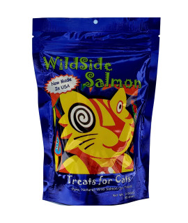 WildSide Salmon Cat Treats - 3 oz