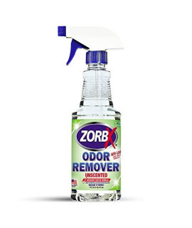ZORBX Unscented Odor Eliminator for Strong Odor - Used in Hospitals & Healthcare Facilities Advanced Trusted Formula, Fast-Acting Odor Remover Spray for Dog, Cat, House & Carpet (16 Oz.)