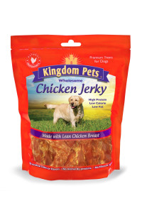 Kingdom Pets Filler Free Chicken Breast Jerky, Premium Treats for Dogs, 48-Ounce Bag