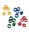 Kerbl 72317 Plastic Rings (Pack of 100), Multicolored, 20 mm