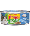 Purina Friskies Indoor Wet Cat Food, Indoor Flaked Ocean Whitefish Dinner in Sauce - (Pack of 24) 5.5 oz. Can