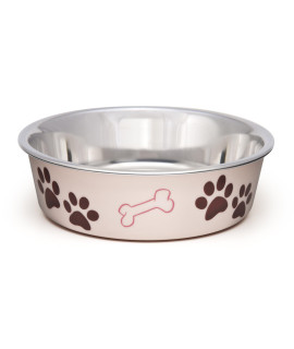 Loving Pets Bella Bowl Pet Dish - 3 Quart in Paparazzi Pink