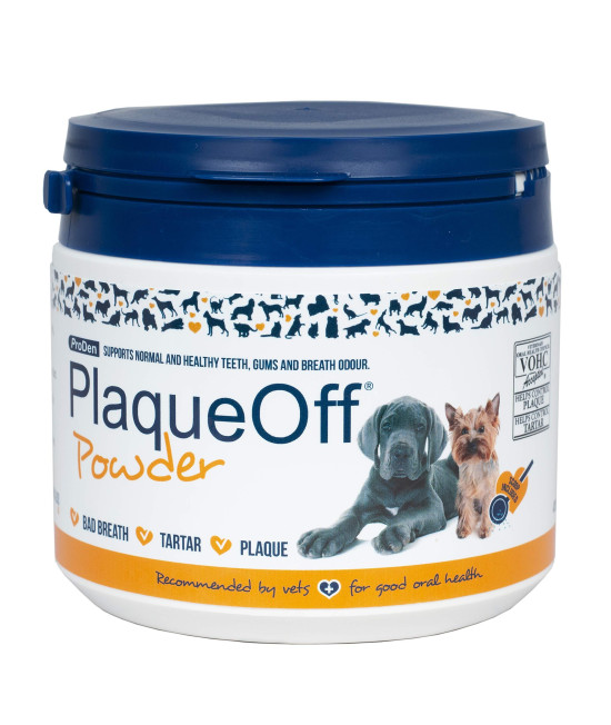 ProDen PlaqueOff Powder - Supports Normal, Healthy Teeth, Gums, and Breath Odor in Pets - 420 g