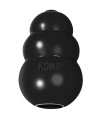 KONg - Extreme Dog Toy - Toughest Natural Rubber, Black - Fun to chew, chase and Fetch - for Small Dogs
