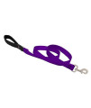 Dog Leash by Lupine in 1 Wide Purple 6-Foot Long with Padded Handle
