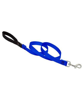 Dog Leash by Lupine in 34 Wide Blue 4-Foot Long with Padded Handle