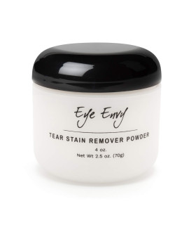 Eye Envy Tear Stain Remover Powder for Dogs and Cats100% Natural, SafeApply Around EyesAbsorbs and Repels TearsKeeps Area DryTreats The Cause of StainingMade in The USA (4oz)