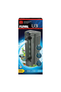 Fluval U3 Underwater Filter - Designed for Freshwater and Saltwater Aquariums, Also Ideal for Terrariums and Turtle Tanks