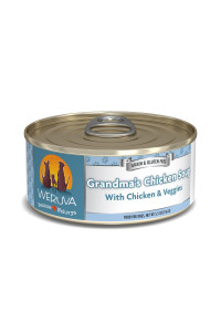 Weruva Classic Dog Food, Grandma's Chicken Soup with Chicken Breast & Veggies, 5.5oz Can (Pack of 24), Blue (4124)