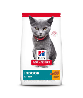 Hill's Science Diet Dry Cat Food, Kitten, Indoor, Chicken Recipe, 3.5 lb. Bag