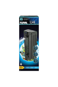 Fluval U4 Underwater Filter, Freshwater and Saltwater Aquarium Filter, A480,Black
