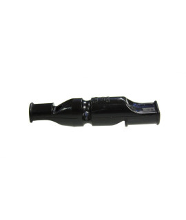Acme No. 640 Moulded Double Tone Plastic Combi Dog Whistle Black