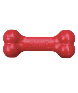 KONg goodie Bone - Rubber Dog Toy - Dental Dog Toy for Teeth & gum Health - Durable Dog chew Toy - Hard Rubber Bone for Dogs - Fillable Toy for Dispensing Treats - Large Dogs