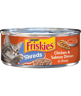 Purina Friskies Gravy Wet Cat Food, Shreds - (24) 5.5 oz. Cans