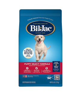 Bil-Jac Puppy Food Dry Dog Food Select Formula Small or Large Breed 6 lb Bag - Super Premium Since 1947