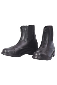 TuffRider Womens Starter Front Zip Paddock Boots, Black, 11