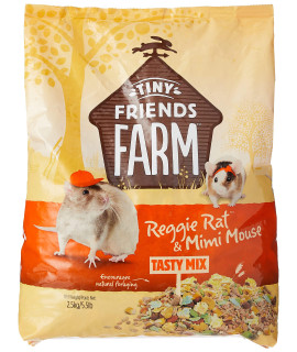 Supreme Tiny Friends Farm Reggie Rat & Mimi Mouse Tasty Mix (55lbs) (May Vary)
