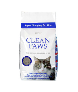 Pettex clean Paws Super clumping Ultra cat Litter 15 kg