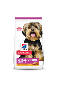Hill's Science Diet Dry Dog Food, Adult, Small Paws For Small Breed Dogs, Chicken Meal & Rice, 4.5 lb. Bag