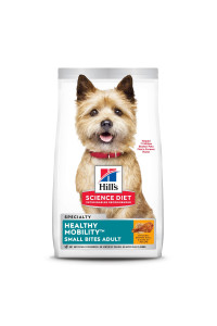 Hill's Science Diet Dry Dog Food, Adult, Healthy Mobility Small Bites, Chicken Meal, Brown Rice & Barley Recipe, 30 lb. Bag