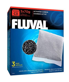 Fluval C3 Carbon - 3-Pack,Black