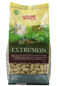 Living World Extrusion Hamster Food, 3.3-Pound, Pillow Bag