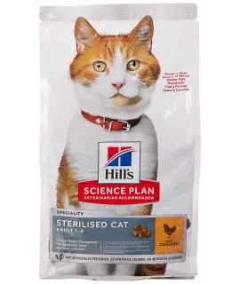 Hills cat Food Science Plan Sterilised Young Adult With chicken