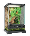 Exo Terra Glass Natural Terrarium Kit, for Reptiles and Amphibians, Nano Tall, 8 x 8 x 12 inches, PT2601A1