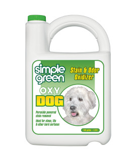 Oxy Dog Stain & Odor Oxidizer - Peroxide Cleaner for Urine, Feces, Vomit, Drool (1 gallon Refill)