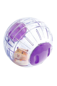 Rosewood Hamster glitter Ball, Purple