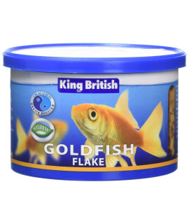King British goldfish Flake Food, 55 g, Pack of 6