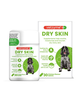 Vetzyme Dog Dry Skin with Evening Primrose