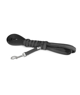 color & gray Super-grip Leash with Handle, 055 in x 164 ft, Black-gray