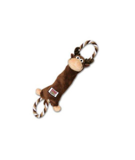 KONG Tugger Knots Moose Dog Toy, Small/Medium