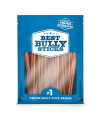 Best Bully Sticks 12 Inch All-Natural Bully Sticks for Dogs - 12?Fully Digestible, 100% Grass-Fed Beef, Grain and Rawhide Free 50 Pack