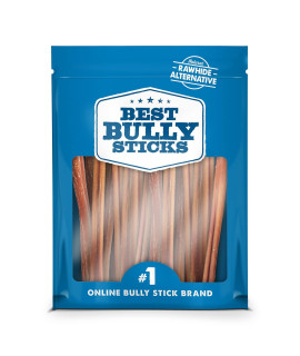 Best Bully Sticks 12 Inch All-Natural Bully Sticks for Dogs - 12?Fully Digestible, 100% Grass-Fed Beef, Grain and Rawhide Free 50 Pack