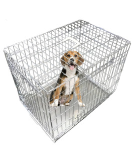 Ellie-Bo Silver Standard Large 36 inch Dog cage