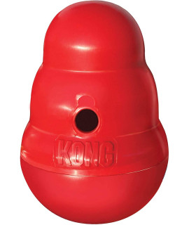 KONg - WobblerA - Interactive Treat Dispensing Dog Toy, Dishwasher Safe - for Small Dogs