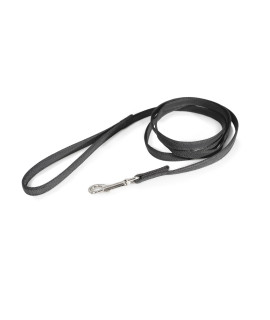 color & gray Super-grip Leash with Handle, 055 in x 656 ft, Black-gray