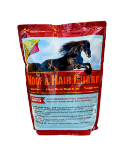 Hoof & Hair Guard 10 lb, Equine Hoof Strengthening & Coat Conditioning Supplement