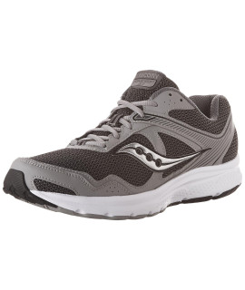 Saucony Mens cohesion 10 Running Shoe, greySilver, 11