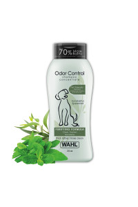 Wahl USA Odor Control Shampoo for Dogs & Pets - Eucalyptus & Spearmint Animal Deodorizer for Cleaning & Freshening - 24 Oz - Model 820003A
