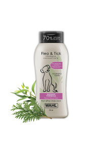 Wahl USA Flea & Tick Repelling Dog Shampoo for Pets - Defense Formula with Eucalyptus Cedar & Rosemary - 24 Oz - 820007A