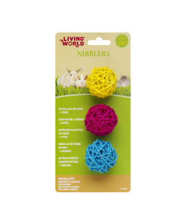 Living World Nibblers, Willow Chews, Balls
