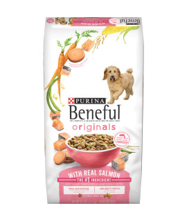 Purina Beneful Dry Dog Food, Originals Real Salmon With Sweet Potatoes, Green Beans & Carrots - 31.1 lb. Bag