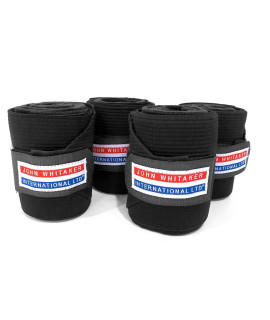 John Whitaker Unisex Wht0700 Training Bandages, Black, One Size UK
