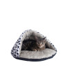 Armarkat Cat Bed Model C19HZY/HL Sage Green Paw Print Pattern