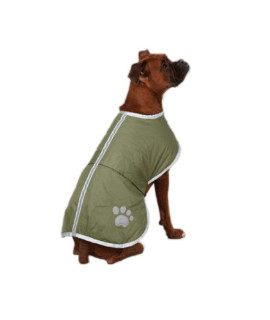 Zack & Zoey Nor'easter Blanket Coat for Dogs, 24 X-Large, Chive