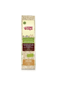 Living World Aspen Wood Shavings for Small Animals, Bedding & Nesting Material, 600 Cubic Inches