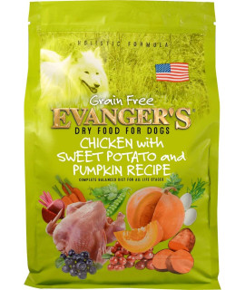 Evanger's Grain-Free Chicken with Sweet Potato & Pumpkin Dry Dog Food